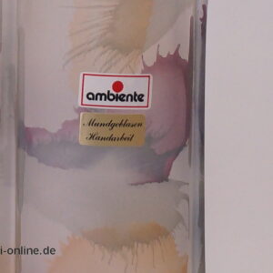 Ambiente Zwiesel Glas Vase | Blumenvase | Pastell Kleckse