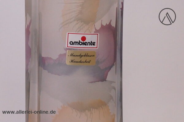 Ambiente Zwiesel Glas Vase | Blumenvase | Pastell Kleckse