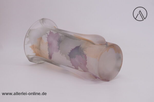 Herrliche Ambiente Zwiesel Glas Vase | Blumenvase | Pastell Kleckse Bunt