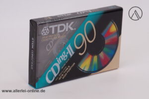 TDK CDing-II | Audio Kassette | High  Position | Music and Voice Vintage Leerkassette | NEU/OVP 