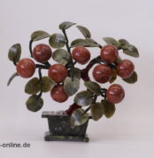 Jade Edelsteinbaum Bonsai Baum | Apfelbaum | Jadeblätter mit Früchte
