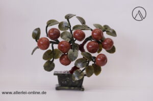 Jade Edelsteinbaum Bonsai Baum | Apfelbaum | Jadeblätter mit Früchte 