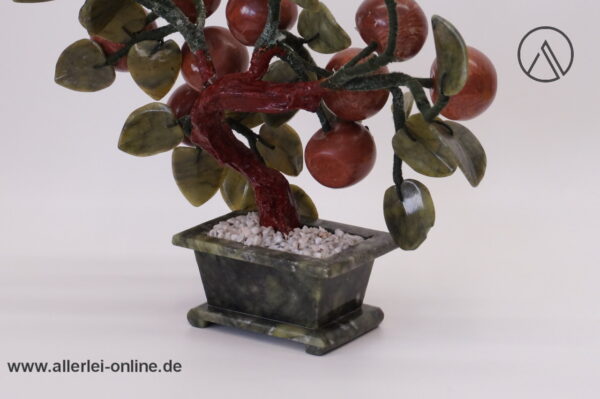 Herrlicher Jade Edelstein Bonsai Baum | Apfelbaum | Jadeblätter