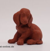 Keramik Dackel | Dackelwelpe | Dachshund Welpe | Keramikfigur