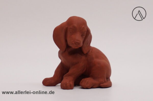 Keramik Dackel | Dackelwelpe | Dachshund Welpe | Keramikfigur
