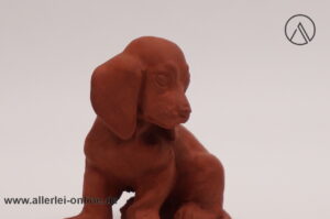 Keramik Miniatur Dackel | Dackelwelpe | Dachshund Welpe | Keramikfigur