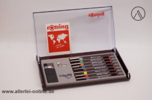 Vintage rOtring Isograph 8er Satz Tuschefüller | Tusche Zeichner Set 151 903