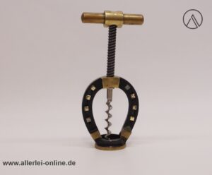 Korkenzieher Walter Bosse - Herta Baller Ära | Hufeisen Flaschenöffner | Vintage Corkscrew