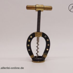 Korkenzieher Walter Bosse - Herta Baller Ära | Hufeisen Flaschenöffner | Vintage Corkscrew