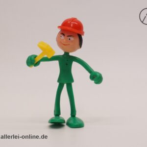 Heinerle Wendy Biegefigur | Vintage Bauarbeiter Werbefigur aus den 60-70er Jahren