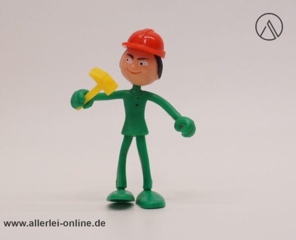 Heinerle Wendy Biegefigur | Vintage Bauarbeiter Werbefigur aus den 60-70er Jahren