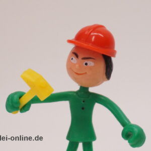 Heinerle Wendy Biegefigur | Vintage Bauarbeiter Werbefigur