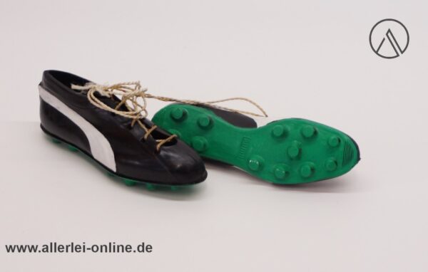 PUMA Fußballschuhe | Vintage PUMA Miniatur Schuhe Werbeträger - Werbefigur aus den 60-70er Jahren