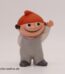 Mainzelmännchen Conni Gummifigur | Goebel ZDF Mainzelmann Nr.5 Hohlgummi Figur | Vintage 60-70er Jahre