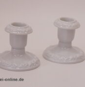Rosenthal Porzellan Kerzenhalter | 2 Stück Maria weiß Kerzenständer
