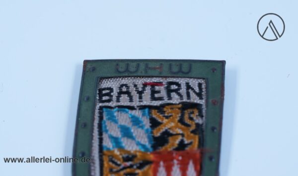 Nationalsozialismus WHW Bayern | Winterhilfswerk Abzeichen | WK2 Grenzlandwappen - Tinnie Badge Bavaria