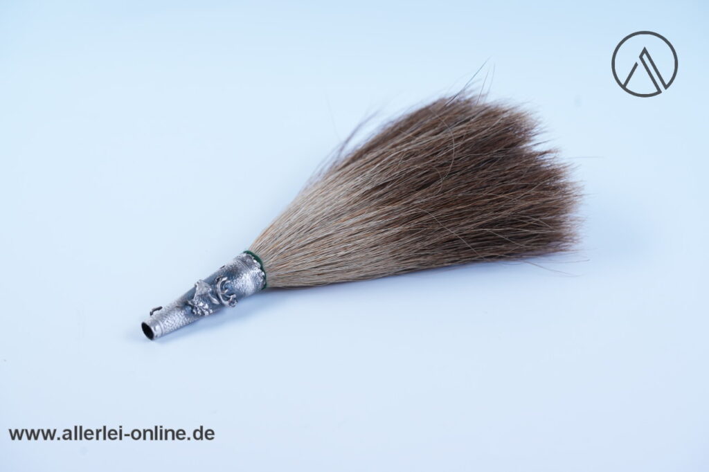 Vintage Gamsbart Trachtenhut Hutanstecker | Trachten Hutschmuck - 14 cm