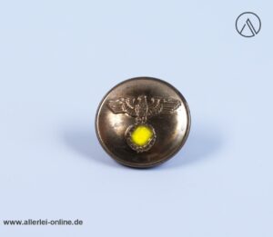 Deutsche Reichsbahn Knopf | "Extra Fein" Uniform Mantelknopf mit Adler und Hakenkreuz