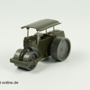 Vintage Wiking Modellautos | Straßenwalze mit Dach | Dunkelgrün H0 - 1:87