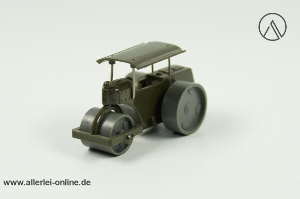 Vintage Wiking Modellautos | Straßenwalze mit Dach | Dunkelgrün H0 - 1:87