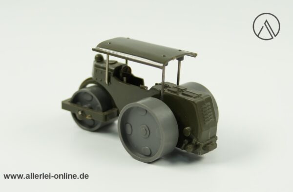 Wiking 50er Jahre | Straßenwalze mit Dach | Grün / Dunkelgrün H0 - 1:87
