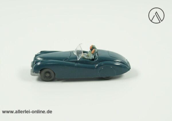 Wiking Modellauto | Jaguar XK Typ 1 Cabrio zweisitzer | Blau / Taubenblau | H0 - 1:87