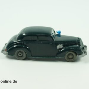 Wiking unverglast Modellauto Mercedes MB 220 Polizei | dunkelgrün | H0 - 1:87