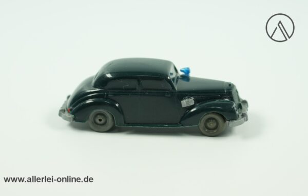 Wiking unverglast Modellauto Mercedes MB 220 Polizei | dunkelgrün | H0 - 1:87