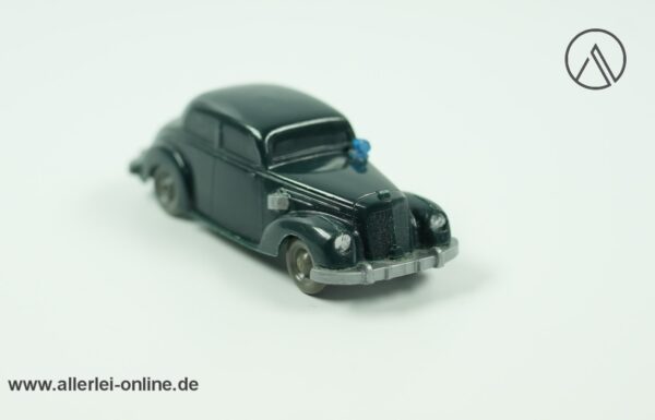 Wiking unverglast Modellauto Mercedes MB 220 Polizei | dunkelgrün
