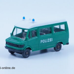 Wiking Modellauto | Mercedes-​​​​Benz 207D Bus | POLIZEI Mannschaftswagen | H0 - 1:87