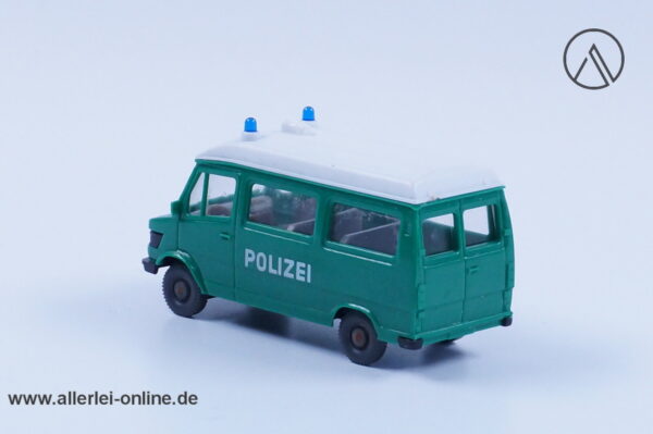 Vintage Wiking Modellauto | Mercedes-​​​​Benz 207D Bus | POLIZEI Mannschaftswagen | H0 - 1:87