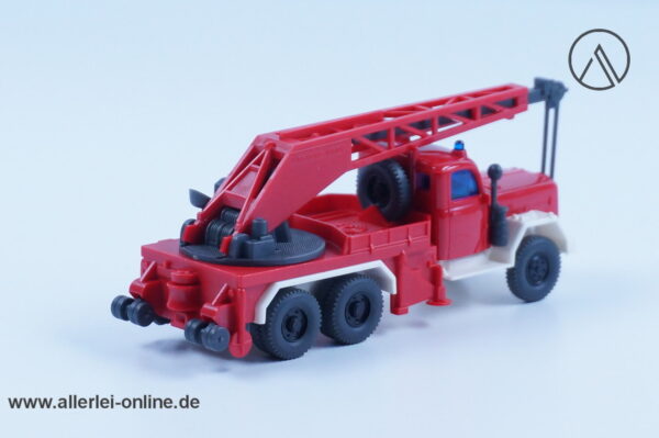 Vintage Wiking Modellauto | Magirus Deutz KW15 Kranwagen | Magirus Feuerwehr | H0 - 1:87