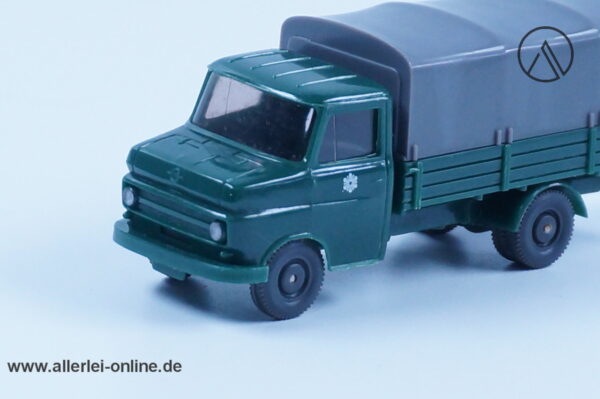Wiking Modellauto | Opel-Blitz | POLIZEI Pritsche mit Plane | H0 - 1:87