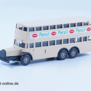 Wiking Mercedes-Benz D38 Doppeldeckerbus | Henkel-Persil Autobus | H0 - 1:87