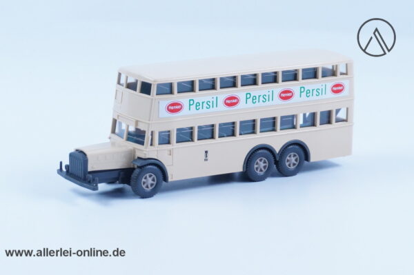 Wiking Mercedes-Benz D38 Doppeldeckerbus | Henkel-Persil Autobus | H0 - 1:87