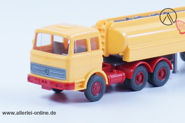 Vintage Wiking Modellautos | Mercedes-​​​​​​​Benz LPS 2223 | Shell LKW mit Auflieger