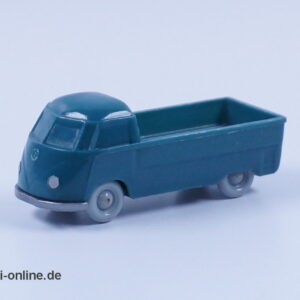 Wiking unverglast | VW T1 Bus | Volkswagen Pritsche - Transporter | helles graublau H0 - 1:87