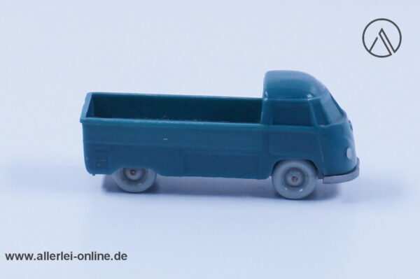 Vintage Wiking Modellauto unverglast | VW T1 Bus | Volkswagen Pritsche - Transporter | helles graublau H0 - 1:87