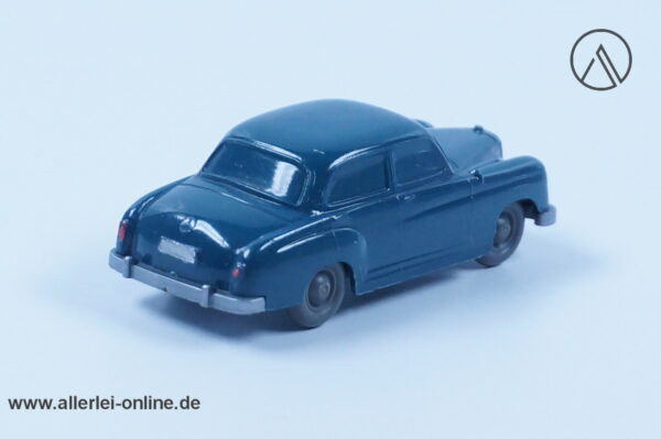 Vintage 50er Jahre Wiking unverglast | Mercedes 180 Pontonwagen | Azurblau | H0 - 1:87