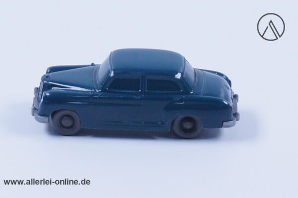 Vintage 50er Jahre Wiking Modellautos unverglast | Mercedes 180 Pontonwagen | Azurblau | H0 - 1:87