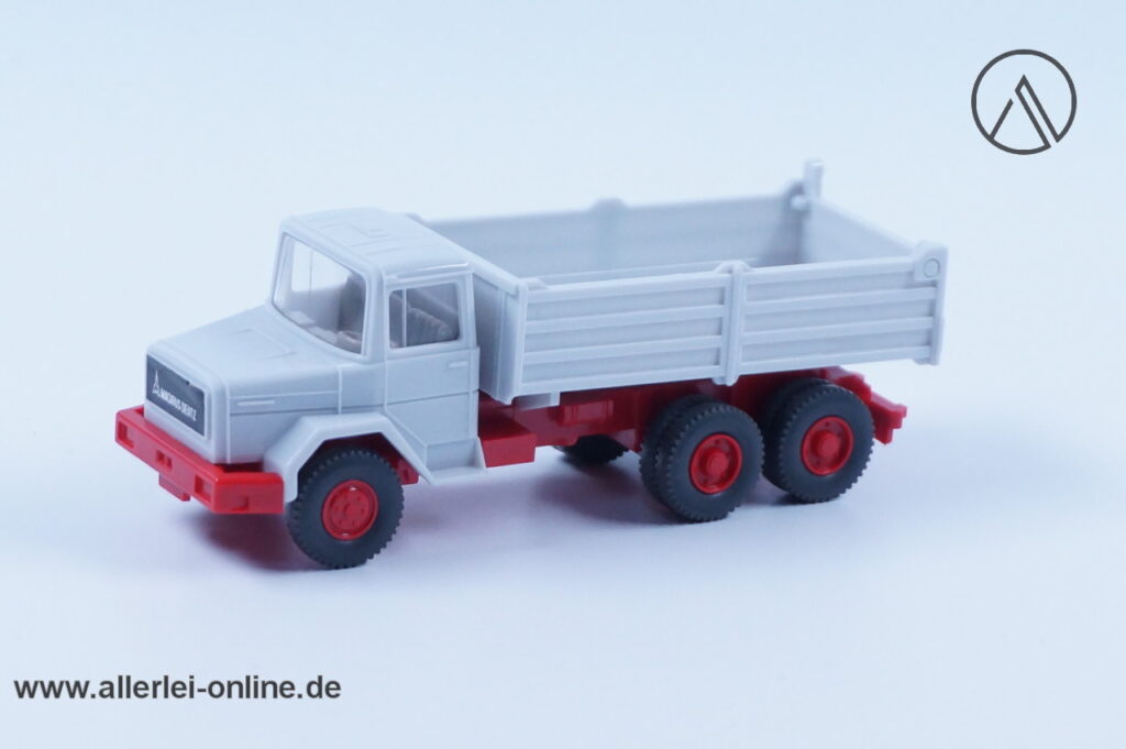 Wiking | Magirus 232 D 22 AK Kipper | Langhauber LKW | weiß | H0 - 1:87