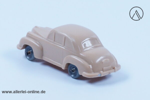 Vintage Wiking Modellautos Drahtachser - unverglast | Opel Olympia | Beige | Quetschachser Modell H0 - 1:87