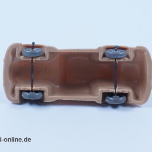 Wiking 40-50er Jahre Modellautos Drahtachser - unverglast | Opel Olympia | Beige | Quetschachser Modell H0 - 1:87