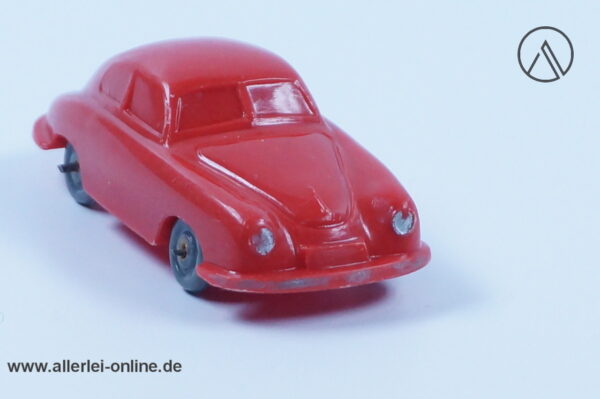 50er Jahre Wiking Drahtachser - unverglast | Porsche 356 | Rot | Quetschachser Modell H0 - 1:87