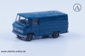 Vintage Wiking | Mercedes-​​​​Benz L 406 Kasten | Transporter | Blau/Petrol H0 - 1:87