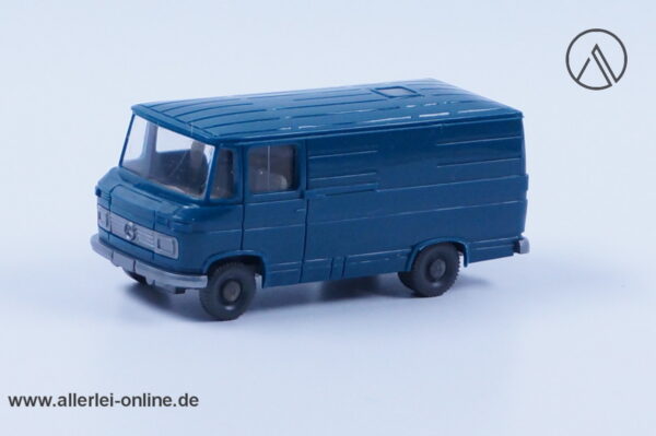 Vintage Wiking | Mercedes-​​​​Benz L 406 Kasten | Transporter | Blau/Petrol H0 - 1:87