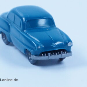 Wiking unverglast | Opel Olympia Rekord Haifischmaul | Blau/Taubenblau | H0 - 1:87