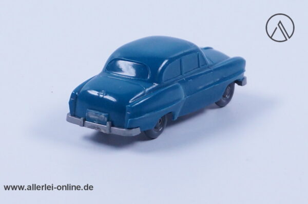 Vintage Wiking Modellautos unverglast | Opel Olympia Rekord Haifischmaul | Blau/Taubenblau | H0 - 1:87