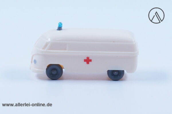 Wiking 50er Jahre Modellauto unverglast | VW T1 Kasten | Rot Kreuz Krankenwagen | H0 - 1:87