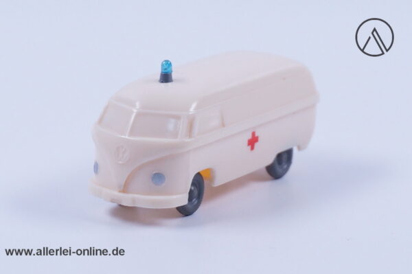 Wiking Modellauto unverglast | VW T1 Kasten | Rot Kreuz Krankenwagen | H0 - 1:87